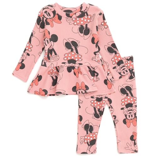 Disney Minnie Mouse Winnie the Pooh The Aristocats Lilo Stitch Peplum T Shirt and Pants Newborn to Big Kid 0 belly baby and beyond