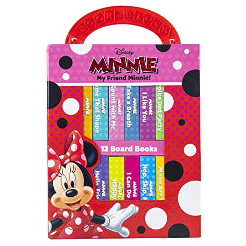 Disney My Friend Minnie Mouse My First Library 12 Board Book Block Set Great for Teaching First Words PI Kids Board book Picture Book February 12 2019 0 belly baby and beyond