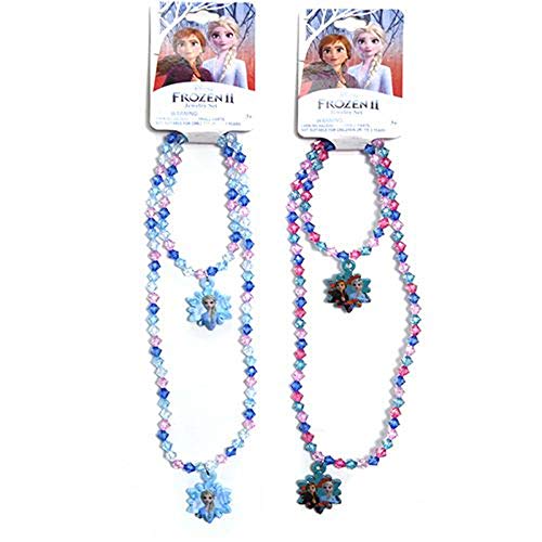 Disney Necklace and Bracelet Sets with Shaped Pendants Frozen 2 0 belly baby and beyond