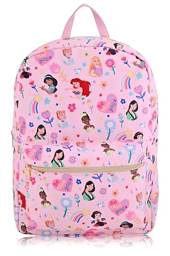 Disney Princess Backpack for Women Men Unisex Cute PU Leather Large Princess Backpack Purse Shoulder Purse Disney Princess Bag and Disney Princess Accessories 0 belly baby and beyond