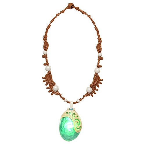 Disney Princess Disney Moana Necklace Light Up Magical Seashell Heart of Te Fiti 0 belly baby and beyond