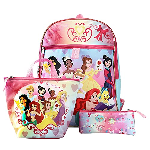 Disney Princesses Backpack With Lunch box set for kids 6 Piece 0 belly baby and beyond