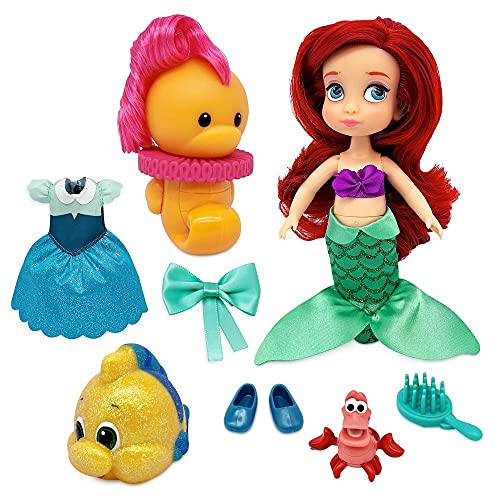 Disney Store Official Ariel Animators Collection Mini Doll Play Set The Little Mermaid 5 Inches Authentic Store Toy Figure Includes Undersea Accessories Suitable for Ages 3 and Up 0 belly baby and beyond