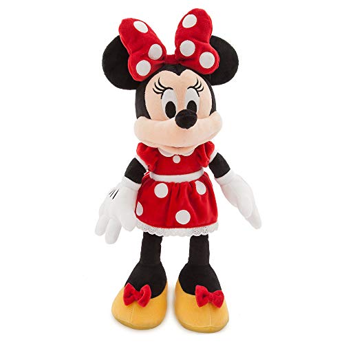 Disney Store Official Minnie Mouse Plush Red Mickey and Friends Medium 18 Inches Iconic Cuddly Toy Character with Embroidered Features and Bow Perfect Present for Kids Suitable for All Ages 0 0 belly baby and beyond