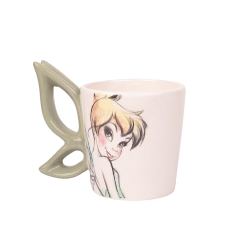 Disney Tinker Bell Winged Figural Handle Mug Kitchen Accessories Cute Ceramic Housewarming Gifts For Men And Women And Kids Official Licensee 1 Set 0 belly baby and beyond