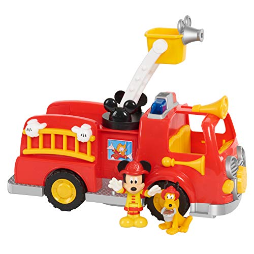 Disneys Mickey Mouse Mickeys Fire Engine Figure and Vehicle Playset Lights and Sounds Officially Licensed Kids Toys for Ages 3 Up by Just Play 0 belly baby and beyond