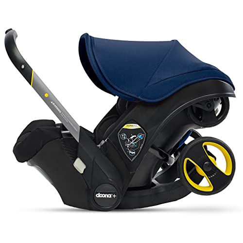 Doona Infant Car Seat Latch Base Rear Facing Car Seat to Stroller in Seconds US Version Royal Blue 0 belly baby and beyond