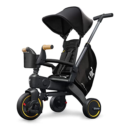 Doona Liki Trike S5 Premium Foldable Trike for Toddlers Tricycle Stroller Push and Fold Tricycle for Ages 10 Months to 3 Years Nitro Black 0 belly baby and beyond