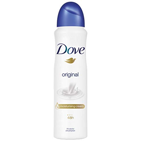 Dove Original Aerosol AntiPerspirant Deodorant 150ml Pack of 3 0 belly baby and beyond
