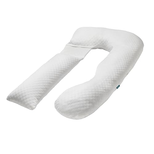 Dr Talbots Moms Pregnancy Pillow Stay Cool U Shaped Pillow for Pregnant Women 0 belly baby and beyond