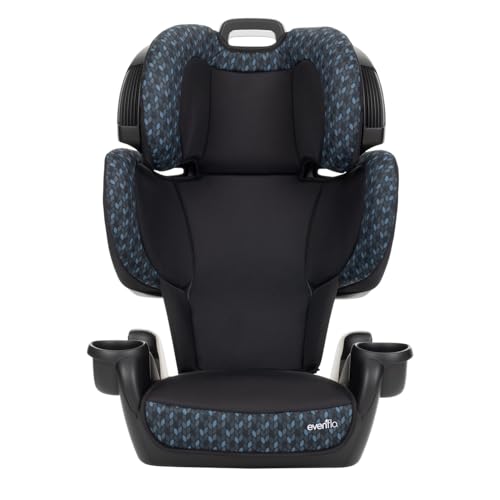 Evenflo GoTime LX Booster Car Seat Quincy Blue 0 belly baby and beyond