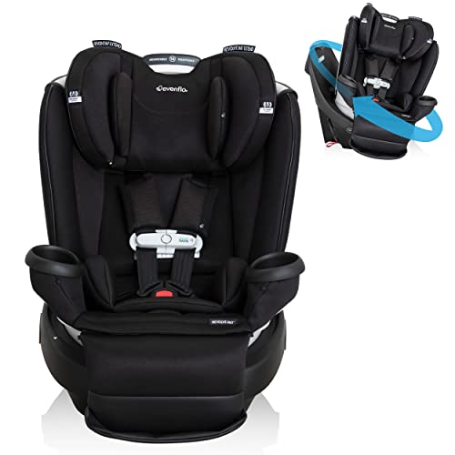 Evenflo Gold Revolve360 Extend All in One Rotational Car Seat with SensorSafe Onyx Black 0 belly baby and beyond