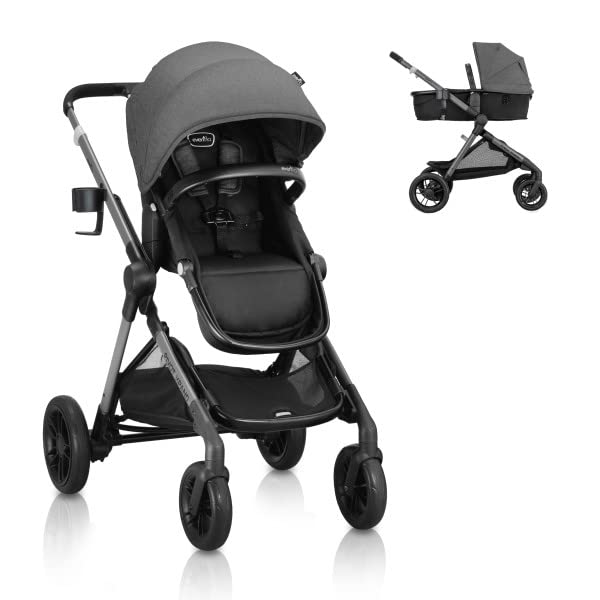 Evenflo Pivot Xpand Modular Stroller Sabino Gray 0 belly baby and beyond