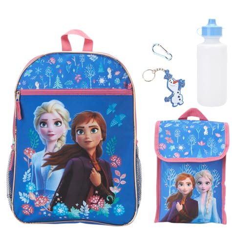 Fast Forward 5 Piece Kids Backpack Set Spidey Disney Ninja Turtle Hello Kitty 15 School Bookbag for Boys and Girls Frozen Blue 0 belly baby and beyond