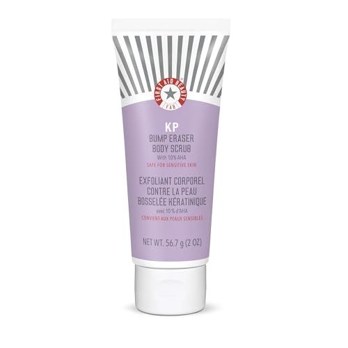 First Aid Beauty KP Bump Eraser Body Scrub Exfoliant for Keratosis Pilaris with 10 AHA 2 oz 0 belly baby and beyond