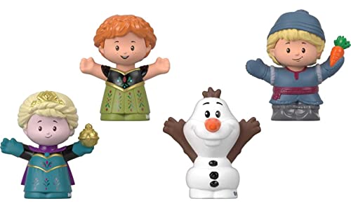 Fisher Price Little People Toddler Toys Disney Frozen Elsa Friends Figure Set with Anna Kristoff Olaf for Ages 18 Months 0 belly baby and beyond