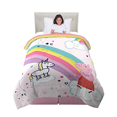 Franco Kids Bedding Super Soft Reversible Comforter TwinFull Peppa Pig 0 belly baby and beyond