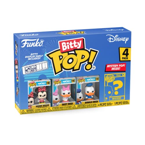 Funko Bitty Pop Disney Mini Collectible Toys 4 Pack Minnie Mouse Daisy Duck Donald Duck Mystery Chase Figure Styles may vary 0 belly baby and beyond