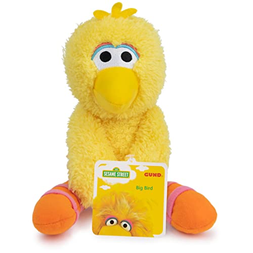 GUND Sesame Street Official Big Bird Take Along Buddy Plush Premium Plush Toy for Ages 1 Up Yellow 13 0 belly baby and beyond