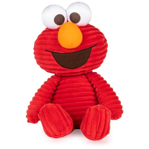 GUND Sesame Street Official Cuddly Corduroy Elmo Muppet Plush Premium Plush Toy for Ages 1 Up Red 105 0 belly baby and beyond