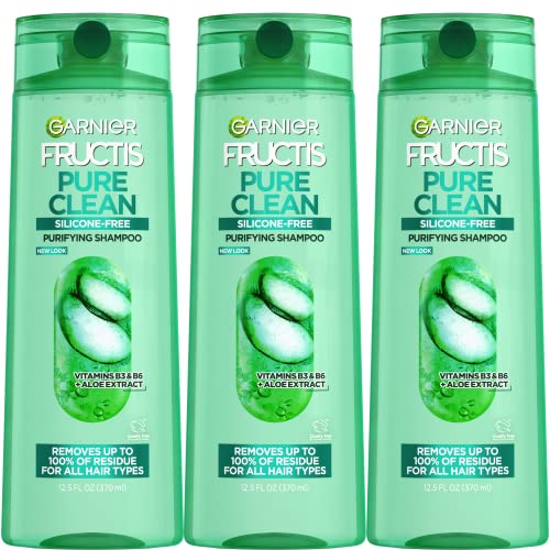 Garnier Fructis Pure Clean Purifying Shampoo Silicone Free 125 Fl Oz 3 Count Packaging May Vary 0 belly baby and beyond