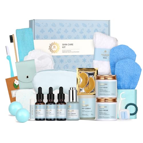 Gifts for Women 28pcs Ylang Ylang Facial Skin Care Set includes Face CreamBath OilShower Accessories Body Facial Kit for Women Birthday Gift for Women Mothers Day Gift 0 belly baby and beyond