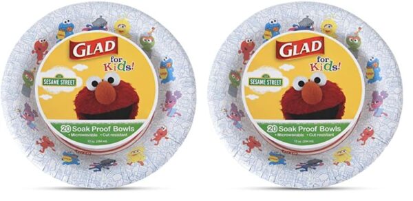 Glad for Kids Sesame Street Paper Bowls 12 oz Sesame Street Disposable Bowls Kids Snack Bowls Sesame Street Characters Paper Bowls for Everyday Use 12 oz Paper Bowls 20 Ct Pack of 2 0 belly baby and beyond