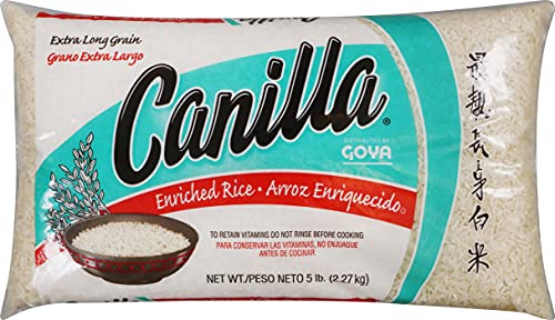 Goya Canilla Extra Long Grain White Rice 5 Pound 0 belly baby and beyond