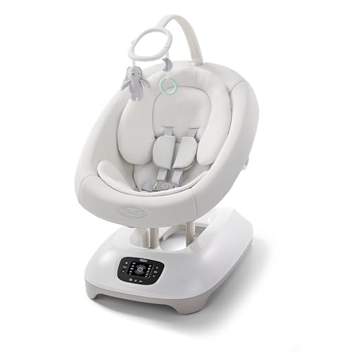 Graco SmartSense Soothing Baby Swing Smart Newborn Swing Detects and Automatically Responds to Babys Cries for Newborn Babies to 6 Months 0 belly baby and beyond