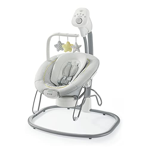 Graco Sway2Me Portable Baby Swing and Bouncer Seat with Music Sounds and Adjustable Settings Watson Collection 0 belly baby and beyond
