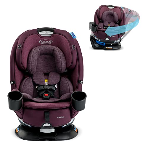 Graco Turn2Me 3 in 1 Convertible Car Seat London featuring Headrest and Harness Adjust Easy Installation and Steel Reinforced Frame 0 belly baby and beyond