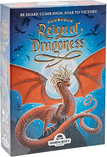 Grandpa Becks Games Reign of Dragoness Card Game A Strategic Hand Elimination Card Game from The Creators of Cover Your Assets Skull King 3 8 Players 8 0 belly baby and beyond