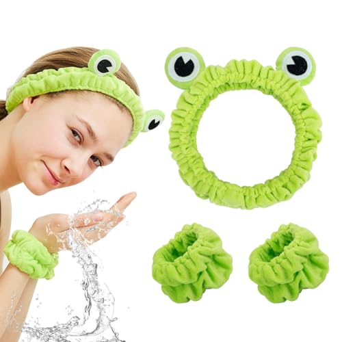 Green Spa Headbands for Women Elastic Skincare Headband Sets Spa Accessories for Skin Care Green Medium 0 belly baby and beyond