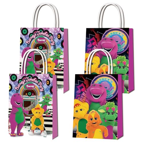 HUQHUMSK 16 Piece Cartoon Theme Party Gift Bags Set for Kids and Adults Birthday Party Decorations with HandlesGoody Bagsand Festive Supplies Inches 0 belly baby and beyond