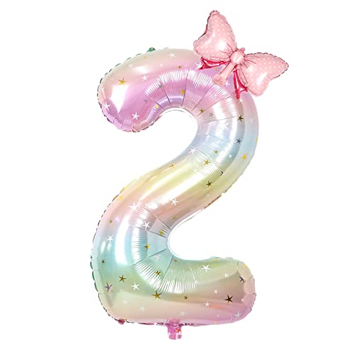 Happy birthday Big Number Balloons Foil Birthday Balloon Number Balloons Happy Birthday Party Decorations Kids and Wedding Party Supplies Pink 2 0 belly baby and beyond
