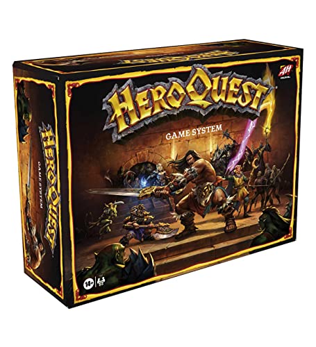 Hasbro Gaming Avalon Hill HeroQuest Game System Tabletop Board GameImmersive Fantasy Dungeon Crawler Adventure Game for Ages 14 and Up2 5 Players 0 belly baby and beyond