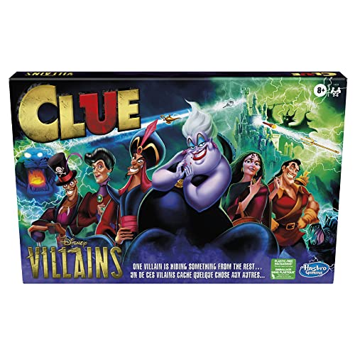 Hasbro Gaming Clue Disney Villains Edition Board Game for Kids Ages 8 2 6 Players Amazon Exclusive 0 belly baby and beyond