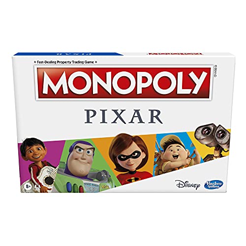 Hasbro Gaming Monopoly Pixar Edition Board Game for Kids 8 and Up Buy Locations from Disney and Pixars Toy Story The Incredibles Up Coco Lightyear and More Amazon Exclusive 0 belly baby and beyond