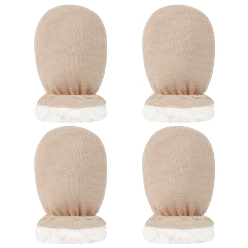 Hicdaw 2 Pairs Baby Mittens Newborn Mittens Fleece Lined Baby Gloves 0 18 Months Baby Boys Girls Winter Warm Toddler Mittens 0 belly baby and beyond