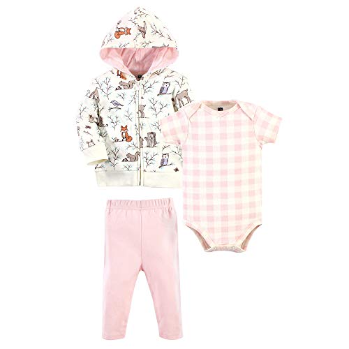 Hudson Baby Unisex Baby Cotton Hoodie Bodysuit or Tee Top and Pant Set 0 belly baby and beyond