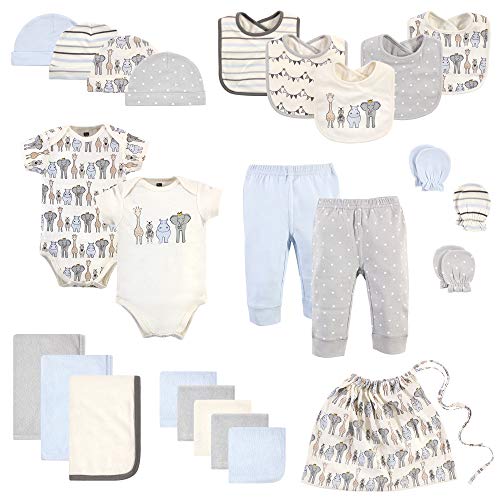 Hudson Baby Unisex Baby Layette Baby Starter Set 25pc 0 belly baby and beyond