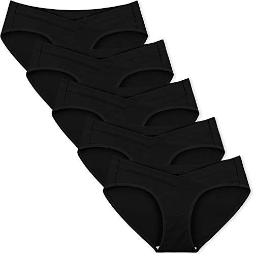 INNERSY Womens Maternity Panties Cotton Plus Size Pregnancy Underwear Multipack 0 belly baby and beyond
