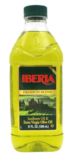 Iberia Extra Virgin Olive Oil Sunflower Oil Blend 51 Fl Oz 0 belly baby and beyond
