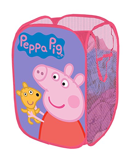 Idea Nuova Peppa Pig Pop Up Hamper with Durable Carry Handles 21 H x 135 W X 135 L 0 belly baby and beyond
