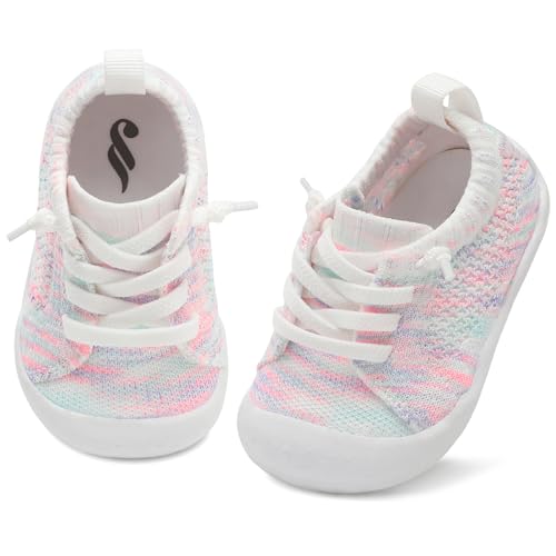 JIASUQI Baby Shoes for Toddler Boys Girls Sneakers Slip on Walking Shoes for Babies 0 belly baby and beyond