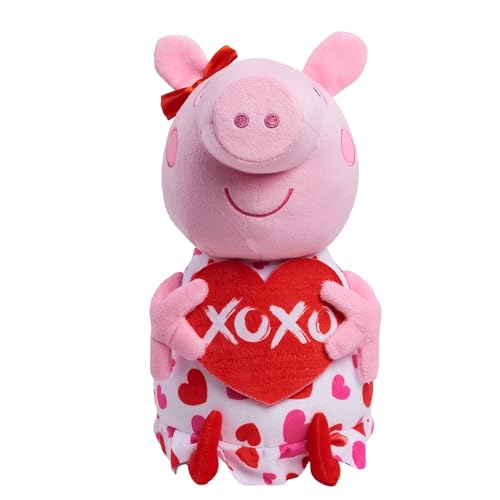 Just Play Peppa Pig 15 inch Large Celebration of Love Plush Stuffed Animal Soft Cuddly Pig Plushie Pink Kids Toys for Ages 3 Up 0 belly baby and beyond