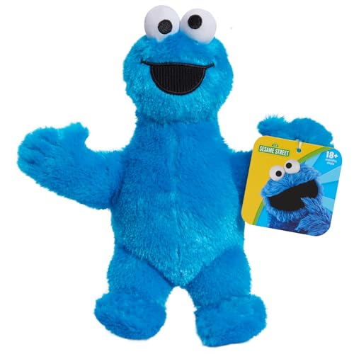 Just Play Sesame Street Friends 8 inch Cookie Monster Sustainable Plush Stuffed Animal Kids Toys for Ages 18 Month 0 belly baby and beyond