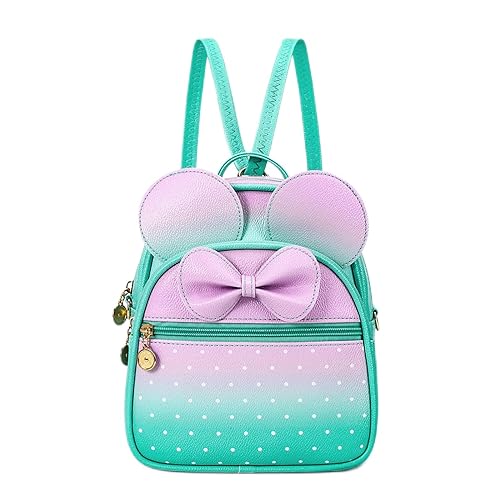KL928 Girls Bowknot Polka Dot Cute Mini Backpack Small Daypacks Convertible Shoulder Bag Purse for Women 0 belly baby and beyond
