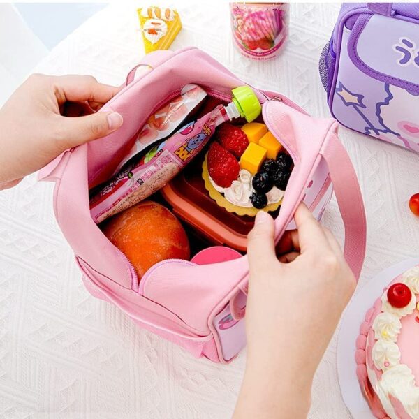 Kawaii Lunch Bag for Girls Lunch Box Insulated Cute Lunch Bags for Women Insulated Lunch Box for Kids 0 2 belly baby and beyond
