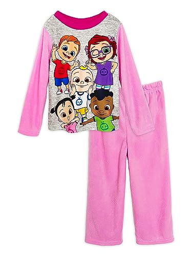 Komar Kids CoComelon Toddler Girls Best Friends Playtime 2 Piece Pajama Set 0 belly baby and beyond